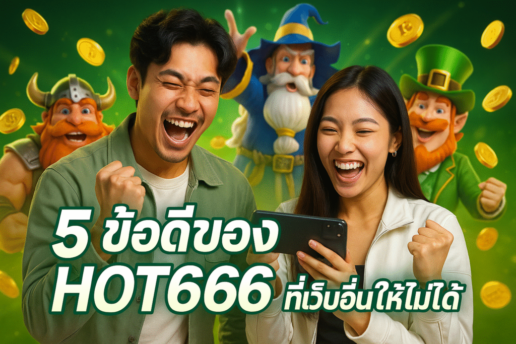 5 ข้อดีของ HOT666 ที่เว็บอื่นให้ไม่ได้